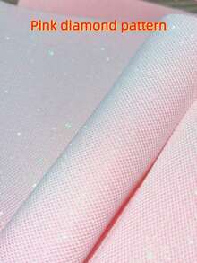 20*15cm Glitter Roll Fabric, Decorative Material For Handmade Hair Clips, Perler Beads, Pendants, DIY Jewelry Making, Keychains, Super Shiny Paper, Arts And Crafts - Multicolor - View 12