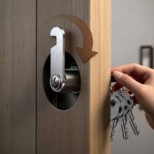 Multi-Lock Plate Universal Mailbox Lock, Fits Mailbox, Wardrobe, Storage Cabinet, Hardware Anti-Theft Lock, Easy Installation, Sturdy And Durable Replacement Lock Accessories, Tongue Lock, Toolbox Lock Set - Multiple Styles - View 2