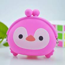 Cute Cartoon Animal Coin Purse With Snap Closure;Silicone Pouch Suitable For Storing Coins,Cables,And Earbuds,Purse Essentials Items,Halloween,Wallet - Multicolor - View 14