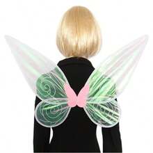 1 buah Sayap Jangkrik Peri Pelangi, Sayap Kupu-kupu untuk Cosplay, Sayap Jangkrik, Aksesori Kostum Cosplay Pesta Halloween Natal untuk Wanita, Cosplay Peri - MultiWarna - View 6