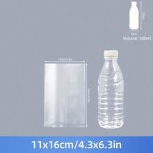 50pcs Transparent Reusable Heat Sealable Baking Bags, Small Individual Stand-Up Pouches, Suitable For Round And Rectangular Candies - View 18