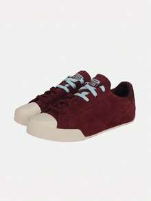 Converse 女款 Chuck Taylor SEASONAL 帆布低筒運動鞋 A20130C - 酒紅色 - 查看 3