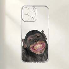 Gorilla Pattern Phone Case Suitable For IPhone 17 16 15 14 13 12 11 Pro/Max/Plus Transparent Anti Drop Back Cover - ™ - 查看 1