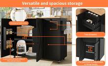 Mobile Storage Islands - Black - View 1