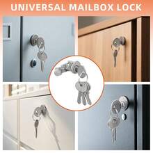 RV LOCK Metal Rotary Latch Toolbox Lock, Non-Interchangeable Key, Easy Installation, Security Lock Accessory For Toolbox And Storage Cabinet, Office And Dorm Key Lock Set, US Mailbox Lock, Mailbox Lock - Multiple Styles - View 7
