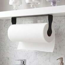 No-Drill Wall-Mounted Paper Towel Holders,Kitchen Paper Towel Organizer, Suitable For Bathrooms And Rvs, Multi-Purpose Hanging Organizer, Can Hold Cling Film, Space-Saving Modern Design - Multicolor - View 11
