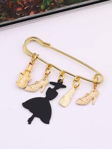 Fashionable Cute Waist Pin Brooch Accessory For Waist Adjustment And Anti-Exposure For Women - Style 8240 - View 3