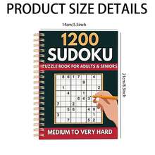 1pc A5 Sudoku Game Notebook, Simple Puzzle, Casual Education, Suitable For Daily Relaxation, Holiday Entertainment And Travel Pastime, Excellent Gift (Pen Not Included),Enhancing Creativity, Beautifully Designed - 1pc - View 3