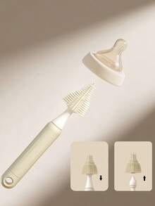 1 Set/Portable Baby Bottle Brush Set, Includes Travel Storage Box, Baby Bottle Brush, Nipple Brush, Straw Brush, Bottle Rack And Milk Bottle Cleaner, Perfect For Outdoor Travel, Kitchen, Home, Office & Travel - Multicolor - View 11