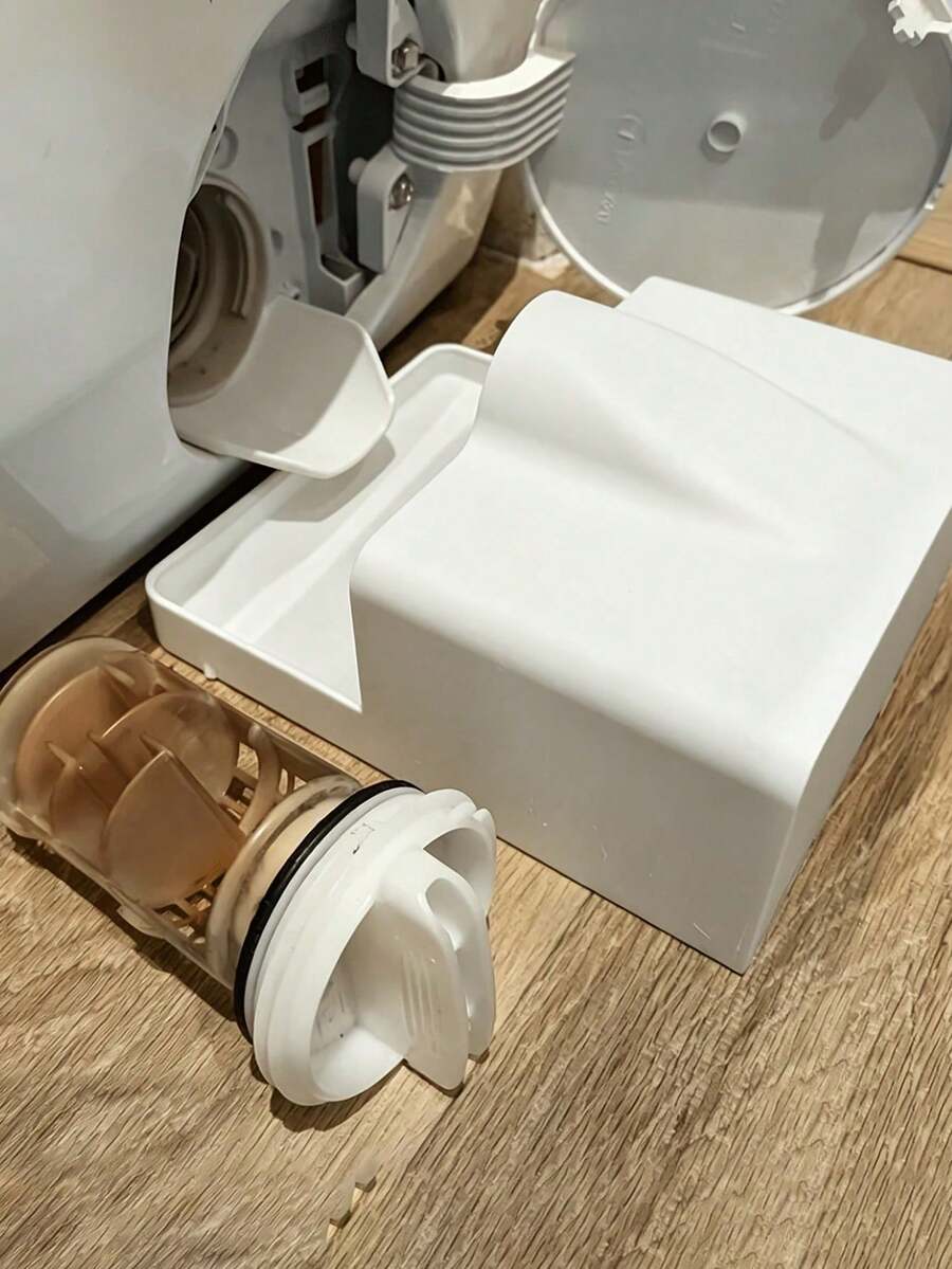 洗衣機排水托盤,附開口旋轉器,通用流向導引,理想集水盤,洗衣機/烘乾機便攜防漏托盤,防滑防水滴盤,帶加高邊緣,防止洗衣房溢水 - 彩色 - 查看 1