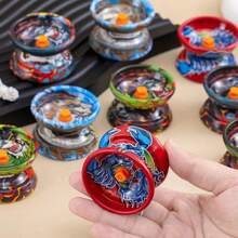 1pc Alloy Yo-Yo, Metal Yo-Yo Ball, Responsive And Unresponsive Beginner Yo-Yo, Professional Competition Toy - Multicolor - View 2