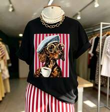 Women T-Shirts - Black - View 1