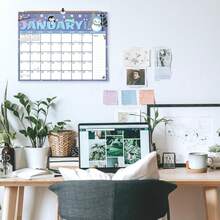 2026-2027 18-Month Calendar (July 2026 - December 2027), Sunday Start Design, Holiday Marked, Mini Month Preview For Previous And Next Month, Week Number Display, Large Writing Space, NOTES Section And Remarks Area, Suitable For Home, Office, School And Business Schedule Planning, Desk And Wall Hanging - View 3
