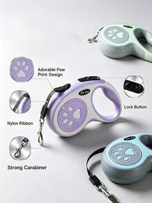 1PC Retractable Dog Leash Adjustable Automatic Pet Leash Outdoor Pet Walking Lead Rope Suitable For Small Medium Dogs Chihuahua Yorkshire French Bulldog - Multicolor - View 4