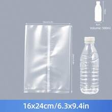 50pcs Transparent Reusable Heat Sealable Baking Bags, Small Individual Stand-Up Pouches, Suitable For Round And Rectangular Candies - View 13