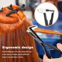 Hair Extension Tape Set, Flat Head Stainless Steel Pliers, Hair Clips, Hair Extension Tape, Styling Tools (1 Set), Halloween - View 6