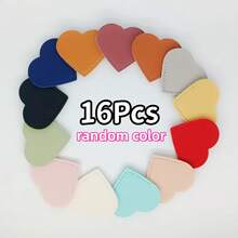5/8/10/12/14/16 buah Pembatas Buku Berbentuk Hati, Bahan PU, Aneka Warna, Sangat Cepat Menempel, Melindungi Sudut Halaman + Fungsi Penanda, Cocok Untuk Pecinta Membaca (Warna Acak) - Beraneka warna - View 14