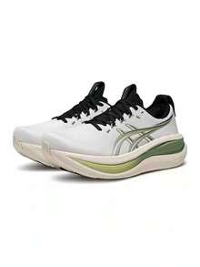 Asics 中性 GEL-NIMBUS 28 低筒跑步鞋 1013A240-100 - 綠色 - 查看 3