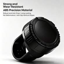Universal Steering Wheel Spinner Knob, Smooth Rotating Bearing Design Anti-Slip ABS Driving Assist, Effortless Steering Assist Handle, Includes Complete Installation Kit, Suitable For Cars, Trucks, - Solid Color - View 9