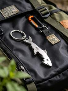 Creative Bottle Opener Keychain Camping Portable And Practical Sports Style Key Pendant - Multicolor - View 1