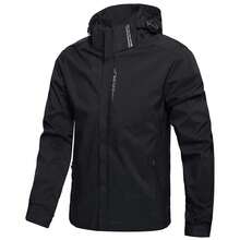 Men Shell Jackets - Black - View 14