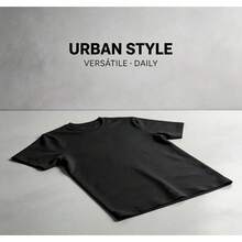 Printed Short Sleeve  And Shorts Set,Print Pattern,Quick Dry MoistureWicking,Sports OutfitSoft Cotton Oversized Crew Neck  For Men - 黑色 - 查看 10