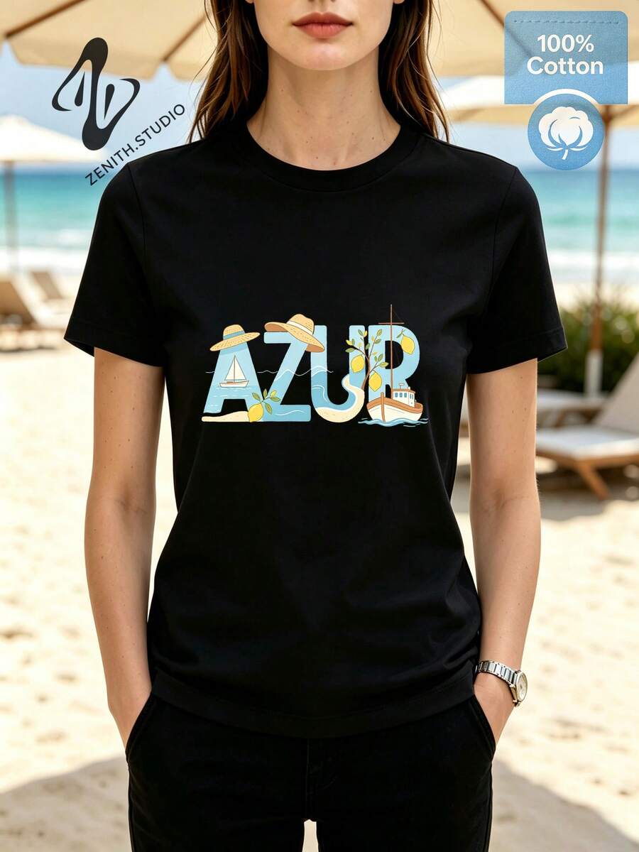 Women T-Shirts - 黑色 - 查看 1