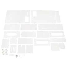 YUNRUX Bathroom Cabinet, Slim Bathroom Shelf, Rolling Storage Cabinet - 白色 - 查看 6