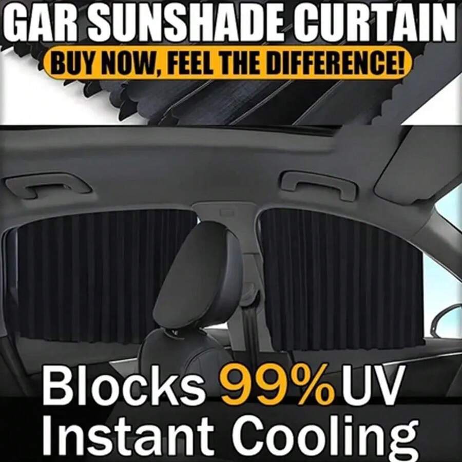 Magnetic Car Sunshade Window Curtains Auto Window Sun Shade Privacy Sun UV Protection Window Shield Car Interior Accessories
