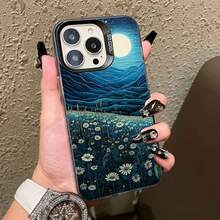 Moon Starry Sky Moonlight Night Scene Laser Phone Case For IPhone 14, 15,  Pro Max, Plus, 11, 13, 12 Mini, 17, 16 Pro Max Back Covers - CH-black YYFJ 2 - View 4