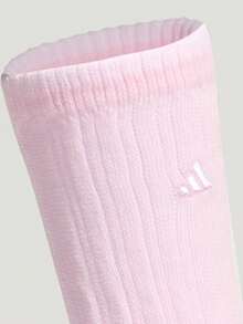Adidas 女款 W 系列舒適柔軟中筒襪 (1雙) KR5149 - 淺粉色 - 查看 5