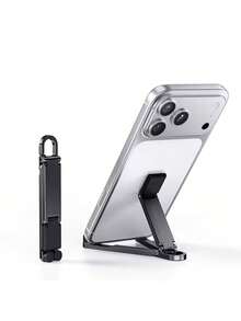 Giá đỡ điện thoại di động gấp gọn, móc khóa mini giữ điện thoại kèm kẹp lò xo, giá đỡ du lịch nhỏ gọn, tương thích với Apple và tất cả smartphone lên đến 20.32cm - Nhiều màu - Xem 1