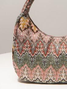 (Motif aléatoire) Sac à main pour femmes, sac de style bohème, floral populaire, style bohème, vintage, essentiel de voyage, essentiel de croisière, portefeuille élégant pour femmes, cadeau pour femmes - Multicolore - Voir 4
