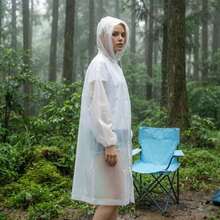 Adult Unisex Rain Poncho, Thick Non-Disposable EVA Raincoat, Waterproof Long Full Body Rain Poncho, Convenient For Outdoor Travel And Carrying - Multicolor - View 2