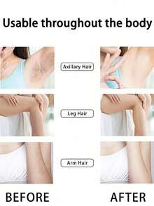 1pc Painless Hair Removal Device, Multi-Function Epilator, Easy To Clean Reusable Body Grooming Tool, Body Exfoliator, Portable Foot Brush, Beauty Tool, Wax Hair Removal - Multicolor - View 4