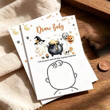 20/40pcs Baby Shower Game Cards, Minimalist Party Activity, Suitable For Baby Shower, Birthday Party, Gender Reveal (3 Styles Available) - Multicolor - View 12