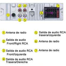 Radio Autoestéreo Reproductor 1din Bluetooth Usb Fm Pantalla 6843 - A - Ver 9