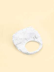 1pc Elegant Girl Mesh Sequin French Style White Lace Mini Handbag Fashion Clothing Accessory - Mesh Floral - View 5