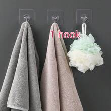 1-Pack Carbon Steel Punch-Free Door Hook - Heavy Duty Metal Multi-Purpose Towel Rack | Space-Saving Vertical Design Storage Hook Rack | Bathroom Door Towel Rack, Titanium Gold, No Drilling Required, Suitable For Bedroom - View 9