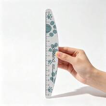 1件可愛爪印新月形木製指甲锉，附刻度，雙面指甲拋光條，專業美甲修形工具，適用於沙龍與居家美甲護理 - 彩色 - 查看 5