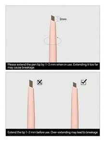 Pensil Alis Tahan Air Gucci 0,09g - Berat Bersih 0,003 O.Z. - Pensil Alis Tahan Air Sourcils - 04 - Cokelat - 0,09g - View 10