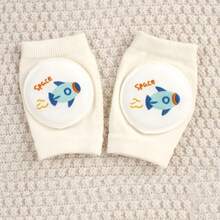 1 Pair Breathable Knee Pads Peach Pattern Soft Knee Covers Suitable For Crawling Boys And Girls High Elasticity Comfortable Suitable For Toddlers Suitable For Active Crawlers And Climbers - Knee Braces - View 13