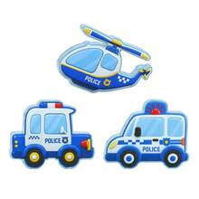 40pcs Portable Police Theme Magnetic Window Stickers Set, STEM Education Magnetic Building Blocks, Creative Road Scene Construction Toy, Suitable For Children 3 Years Old And Above Magnetic Blocks Learning Toy, Holiday And Birthday Gift - Multicolor - View 9