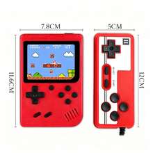 Videogame Console De Jogo Portátil HD 3.0" +500 Jogos Retro 1 Jogadore Conecta TV - Visão 8