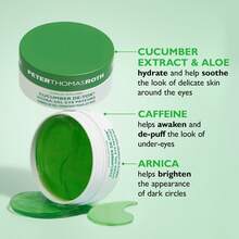 Peter Thomas Roth بيتر توماس روث أغطية العين من الخيار ديتوكس™ هيدرا-جيل X30 زوج - ترطيب، انتعاش - Caffeine - مشاهدة 4