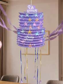 1pc Mini Pull String Piñata Surprise Gift Box, Children's Birthday Party Holiday Gathering Decoration - Piñata - View 3