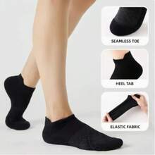 1/5/10 Pairs Women's Sports Sweat-Absorbing Breathable Socks, Suitable For All Seasons, Comfortable And Breathable Design, Applicable For Sports And Business Casual - Multicolor - View 3