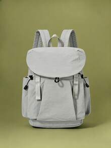 myco bags Outdoor Nylon Women's Backpack, Multi-Functional Daily Use Bag, Multi-Pocket Lightweight Travel Bag, Large Capacity Minimalist Student Schoolbag, Convenient - Multicolor - View 9