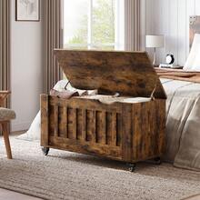 Storage Benches - Brown - View 4