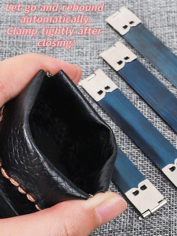 Storage Bag With Snap Closure For Earphones, Wallet, Jewelry, Coin Purse, Small Tools, DIY Coin Purse, Auto-Closing, Convenient And Quick Storage